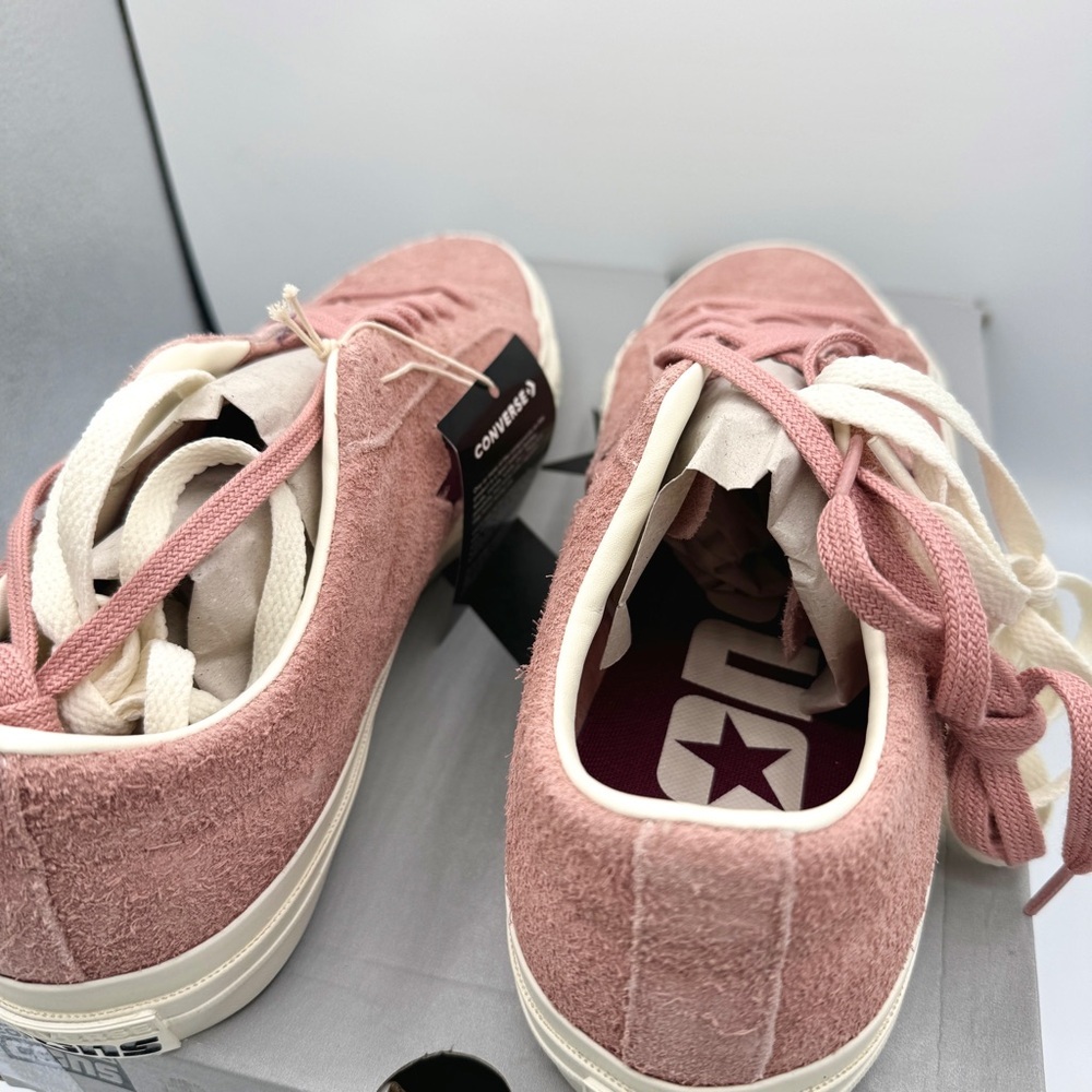 NWT Converse One Star Pro OX Shoes Cherry Vision Canyon Dusk Pink Suede Leather - Picture 13 of 16